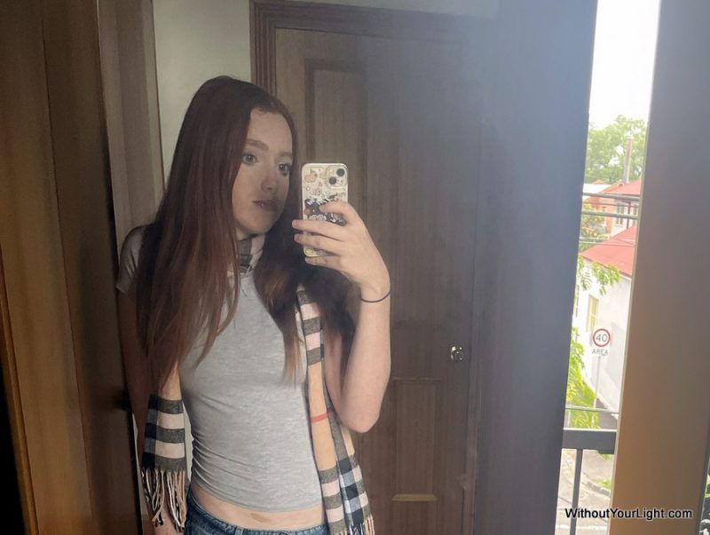 A photo I found on Soraya's phone taken in my room just after she got home from her inpatient stay